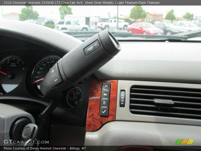 Sheer Silver Metallic / Light Titanium/Dark Titanium 2010 Chevrolet Silverado 2500HD LTZ Crew Cab 4x4
