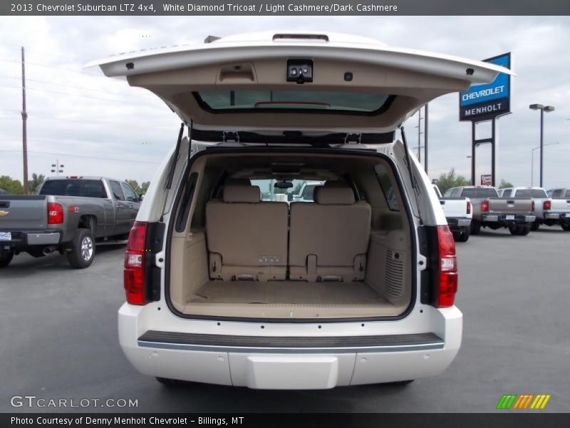 White Diamond Tricoat / Light Cashmere/Dark Cashmere 2013 Chevrolet Suburban LTZ 4x4