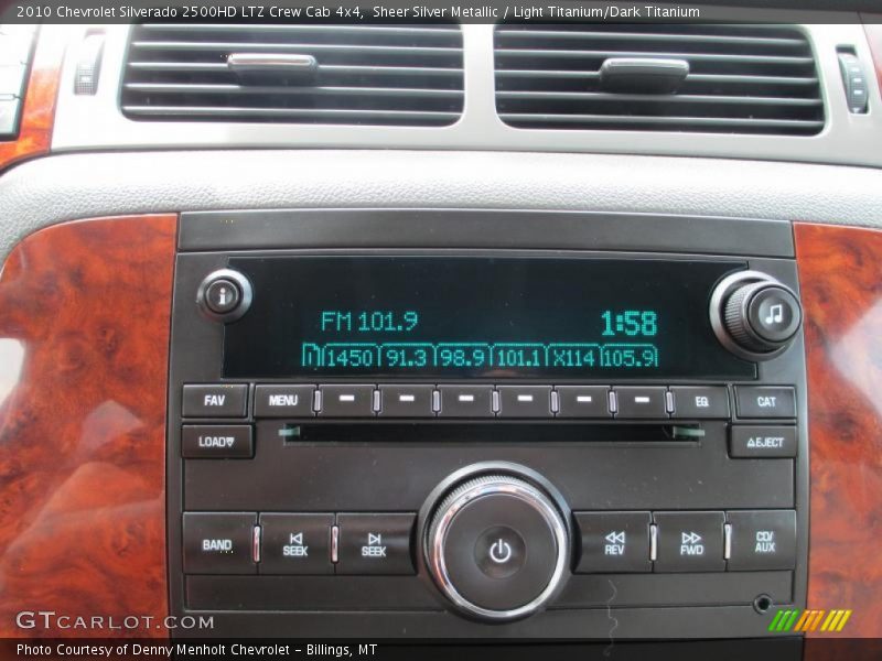 Sheer Silver Metallic / Light Titanium/Dark Titanium 2010 Chevrolet Silverado 2500HD LTZ Crew Cab 4x4