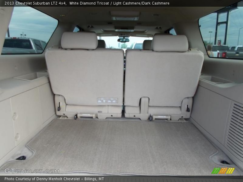 White Diamond Tricoat / Light Cashmere/Dark Cashmere 2013 Chevrolet Suburban LTZ 4x4