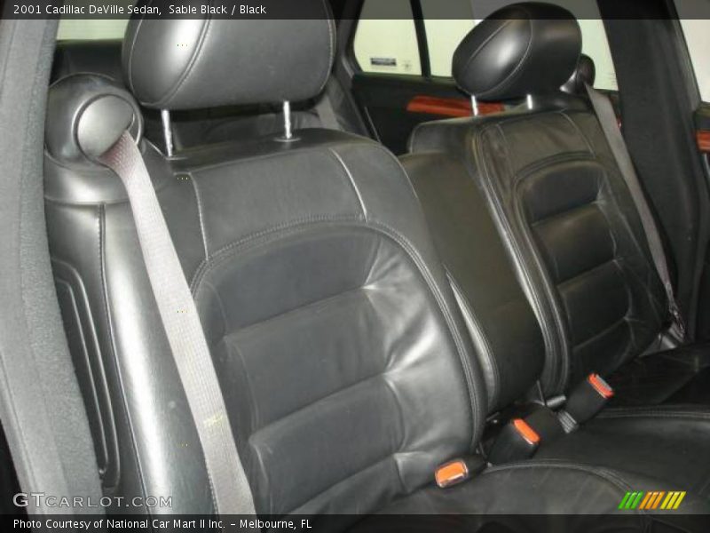 Sable Black / Black 2001 Cadillac DeVille Sedan