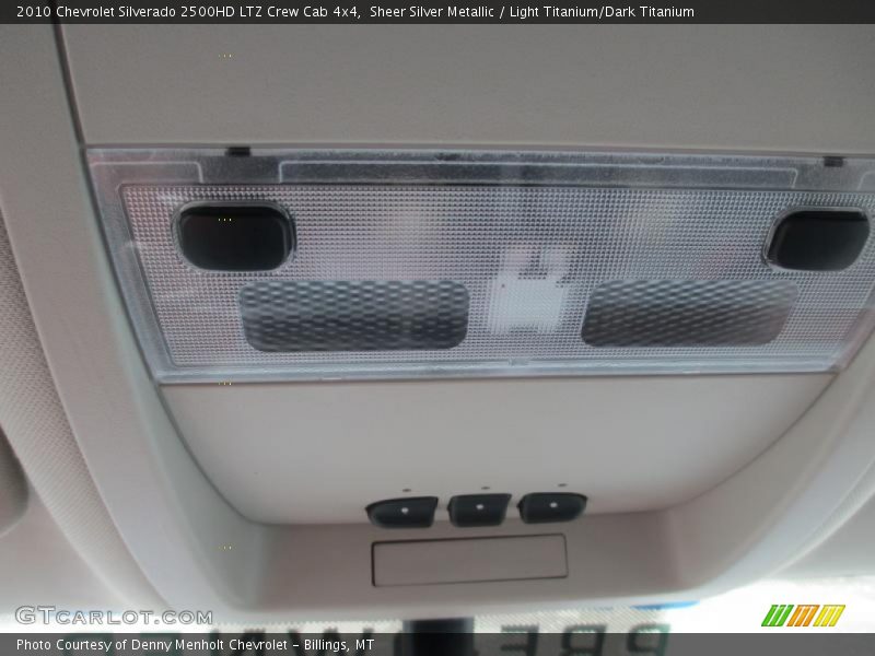 Sheer Silver Metallic / Light Titanium/Dark Titanium 2010 Chevrolet Silverado 2500HD LTZ Crew Cab 4x4