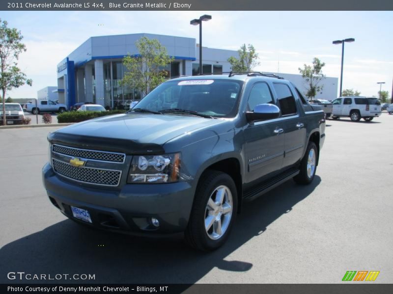 Blue Granite Metallic / Ebony 2011 Chevrolet Avalanche LS 4x4