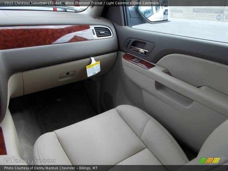 White Diamond Tricoat / Light Cashmere/Dark Cashmere 2013 Chevrolet Suburban LTZ 4x4