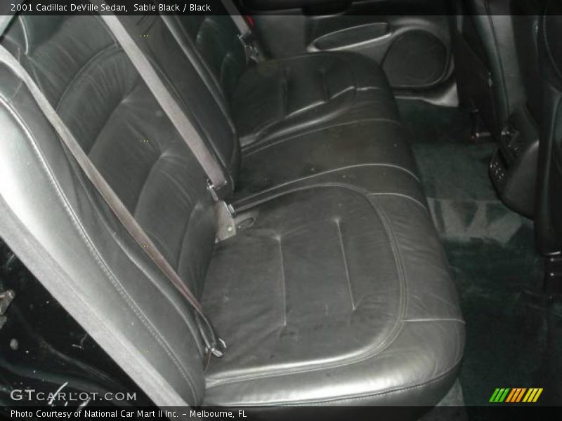 Sable Black / Black 2001 Cadillac DeVille Sedan