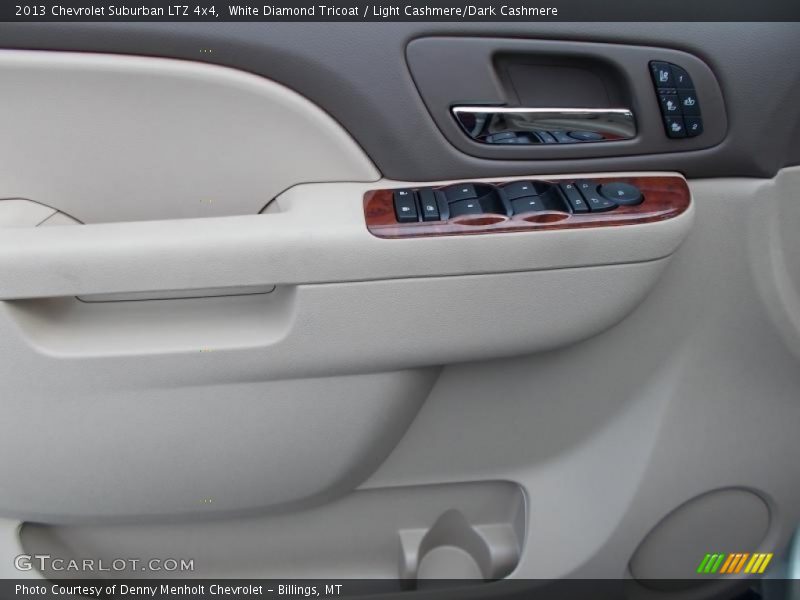 White Diamond Tricoat / Light Cashmere/Dark Cashmere 2013 Chevrolet Suburban LTZ 4x4