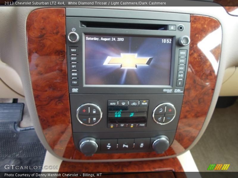 White Diamond Tricoat / Light Cashmere/Dark Cashmere 2013 Chevrolet Suburban LTZ 4x4
