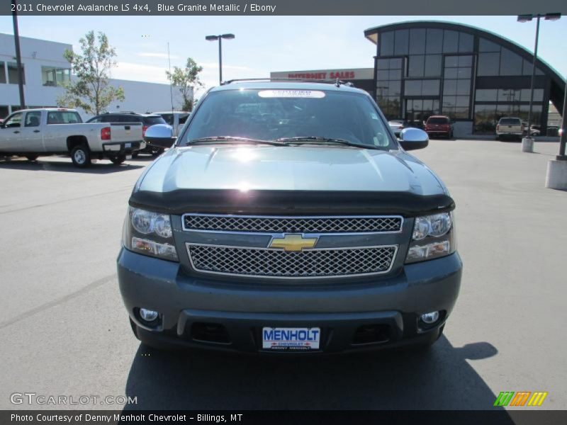 Blue Granite Metallic / Ebony 2011 Chevrolet Avalanche LS 4x4