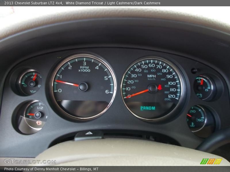 White Diamond Tricoat / Light Cashmere/Dark Cashmere 2013 Chevrolet Suburban LTZ 4x4