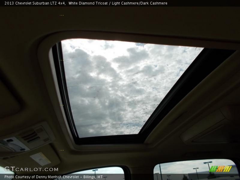 White Diamond Tricoat / Light Cashmere/Dark Cashmere 2013 Chevrolet Suburban LTZ 4x4