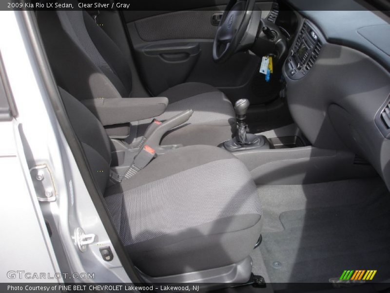 Clear Silver / Gray 2009 Kia Rio LX Sedan