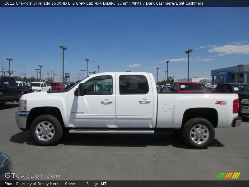 Summit White / Dark Cashmere/Light Cashmere 2012 Chevrolet Silverado 3500HD LTZ Crew Cab 4x4 Dually