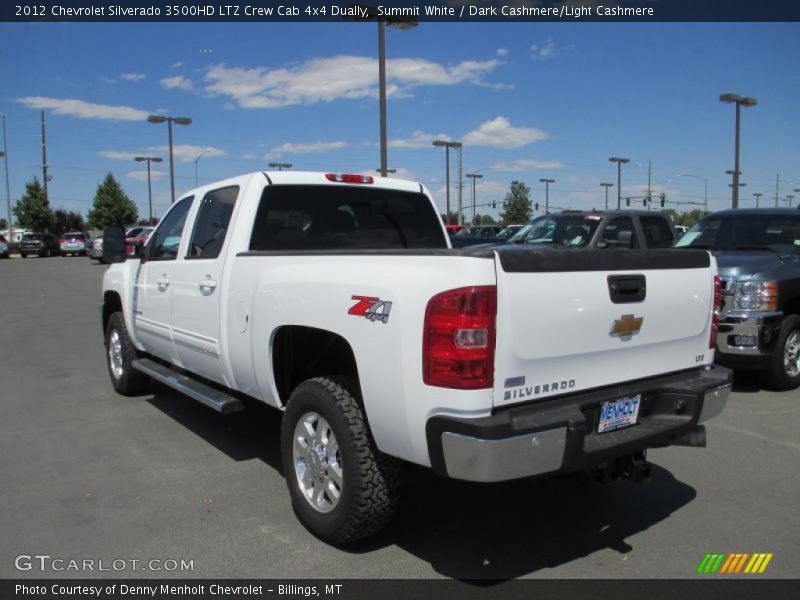 Summit White / Dark Cashmere/Light Cashmere 2012 Chevrolet Silverado 3500HD LTZ Crew Cab 4x4 Dually