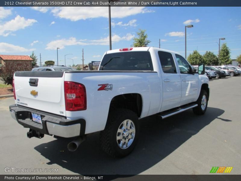 Summit White / Dark Cashmere/Light Cashmere 2012 Chevrolet Silverado 3500HD LTZ Crew Cab 4x4 Dually