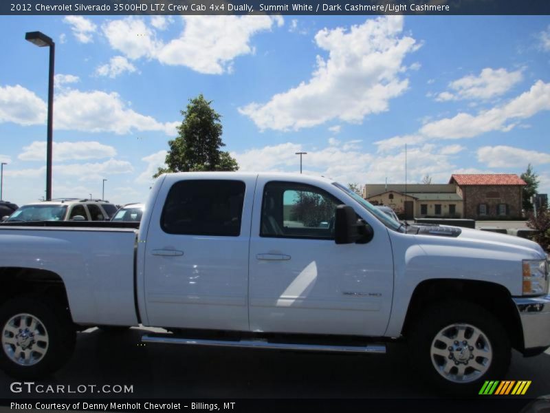 Summit White / Dark Cashmere/Light Cashmere 2012 Chevrolet Silverado 3500HD LTZ Crew Cab 4x4 Dually