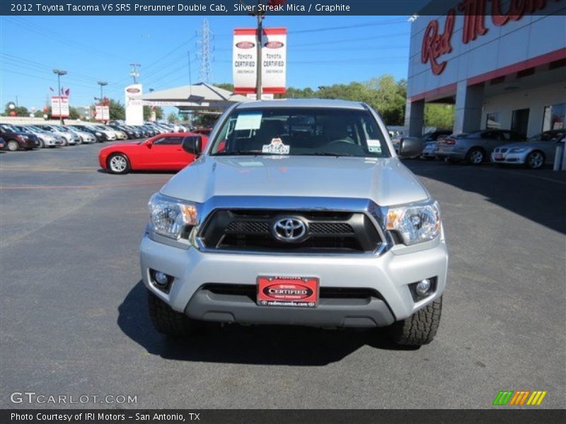 Silver Streak Mica / Graphite 2012 Toyota Tacoma V6 SR5 Prerunner Double Cab