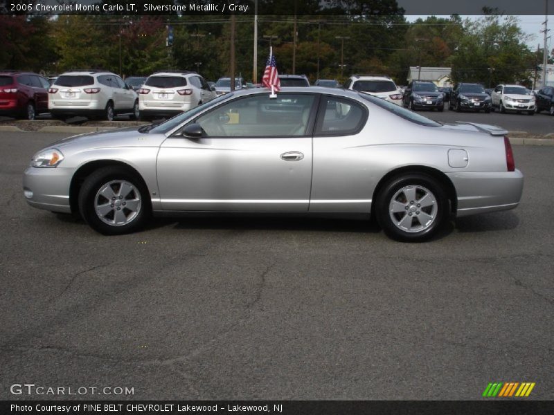 Silverstone Metallic / Gray 2006 Chevrolet Monte Carlo LT