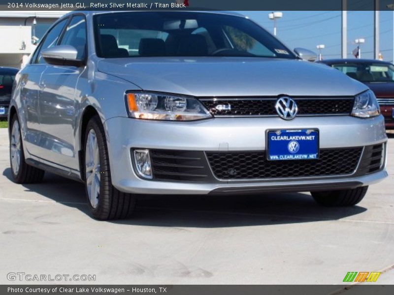 Reflex Silver Metallic / Titan Black 2014 Volkswagen Jetta GLI