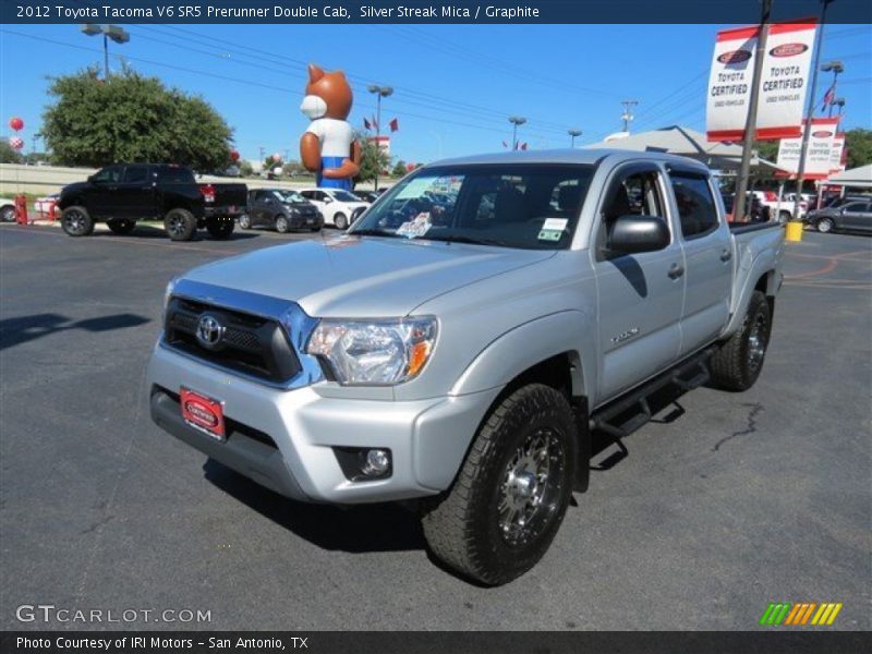 Silver Streak Mica / Graphite 2012 Toyota Tacoma V6 SR5 Prerunner Double Cab