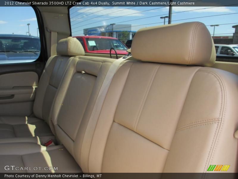 Summit White / Dark Cashmere/Light Cashmere 2012 Chevrolet Silverado 3500HD LTZ Crew Cab 4x4 Dually