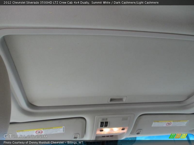 Summit White / Dark Cashmere/Light Cashmere 2012 Chevrolet Silverado 3500HD LTZ Crew Cab 4x4 Dually