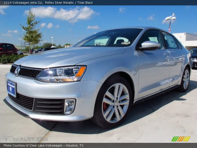 Reflex Silver Metallic / Titan Black 2014 Volkswagen Jetta GLI