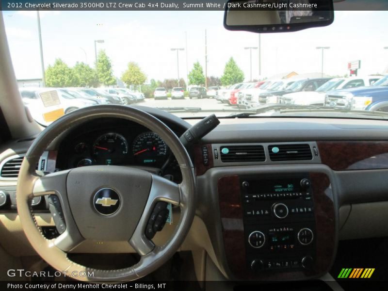 Summit White / Dark Cashmere/Light Cashmere 2012 Chevrolet Silverado 3500HD LTZ Crew Cab 4x4 Dually