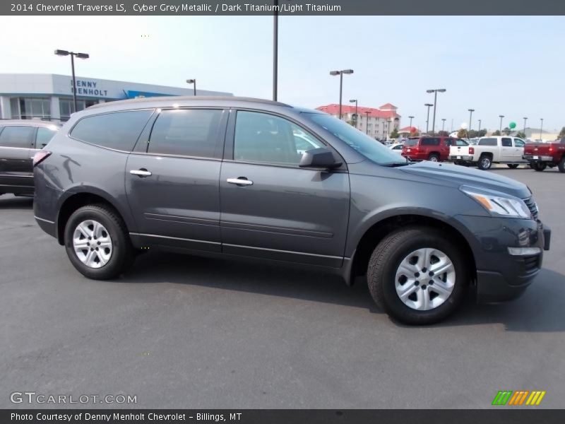 Cyber Grey Metallic / Dark Titanium/Light Titanium 2014 Chevrolet Traverse LS