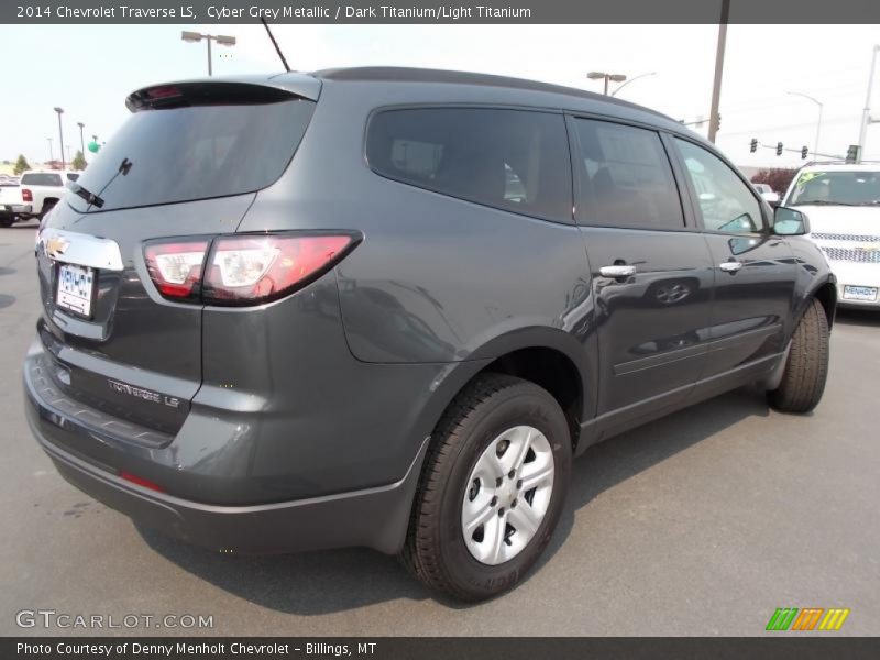 Cyber Grey Metallic / Dark Titanium/Light Titanium 2014 Chevrolet Traverse LS