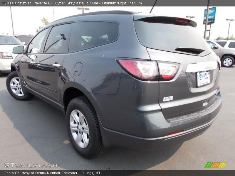 Cyber Grey Metallic / Dark Titanium/Light Titanium 2014 Chevrolet Traverse LS