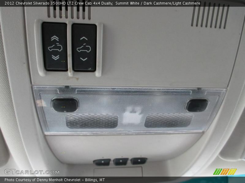 Summit White / Dark Cashmere/Light Cashmere 2012 Chevrolet Silverado 3500HD LTZ Crew Cab 4x4 Dually