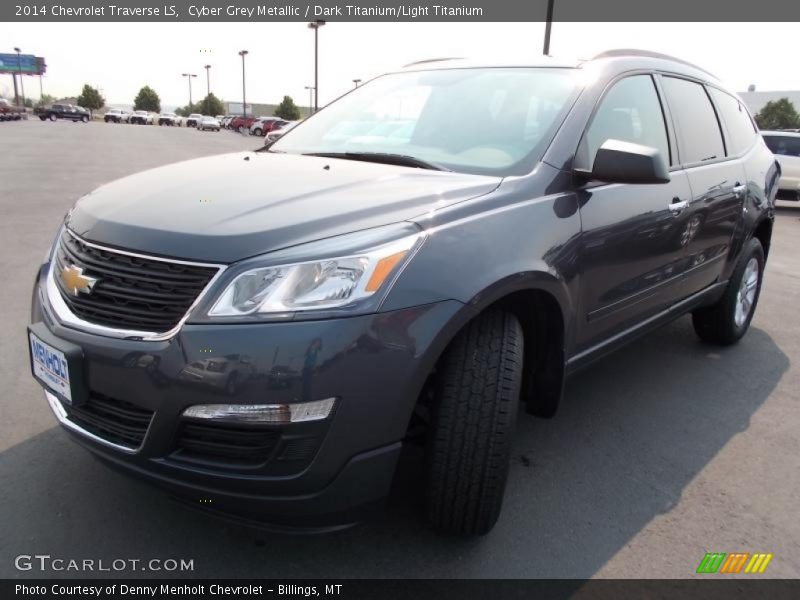 Cyber Grey Metallic / Dark Titanium/Light Titanium 2014 Chevrolet Traverse LS