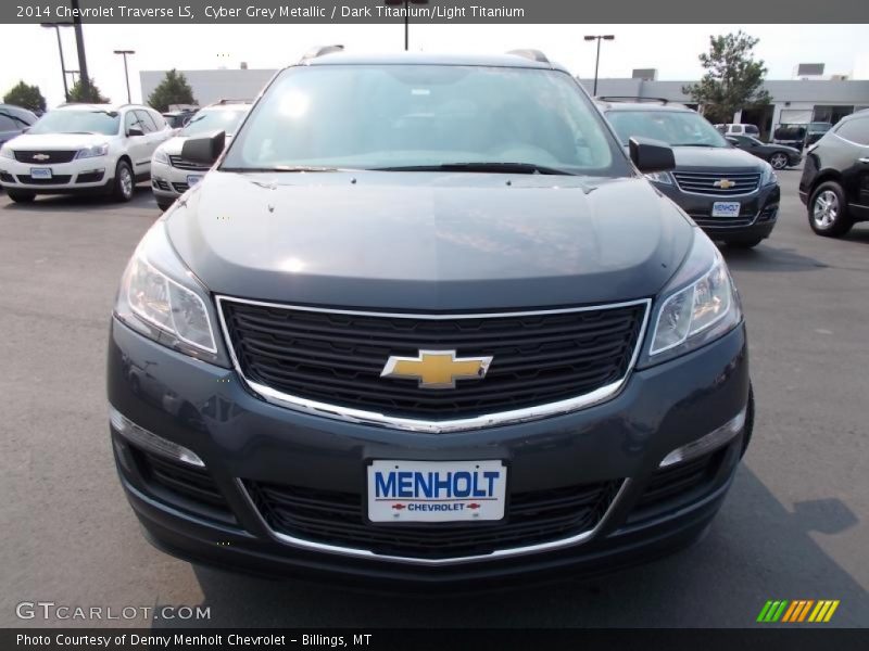 Cyber Grey Metallic / Dark Titanium/Light Titanium 2014 Chevrolet Traverse LS