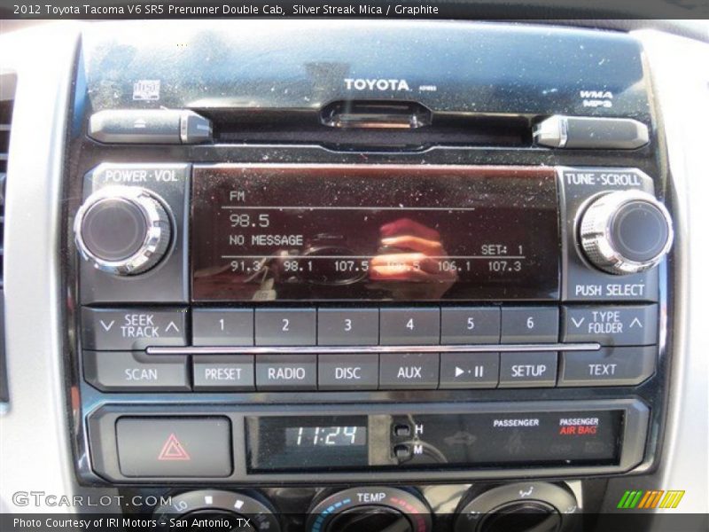 Silver Streak Mica / Graphite 2012 Toyota Tacoma V6 SR5 Prerunner Double Cab