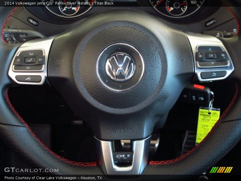Reflex Silver Metallic / Titan Black 2014 Volkswagen Jetta GLI