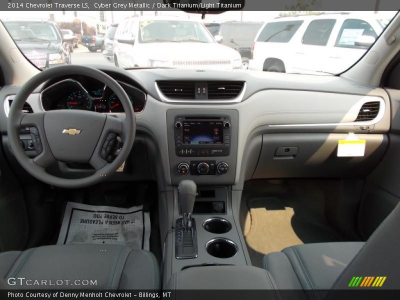 Cyber Grey Metallic / Dark Titanium/Light Titanium 2014 Chevrolet Traverse LS