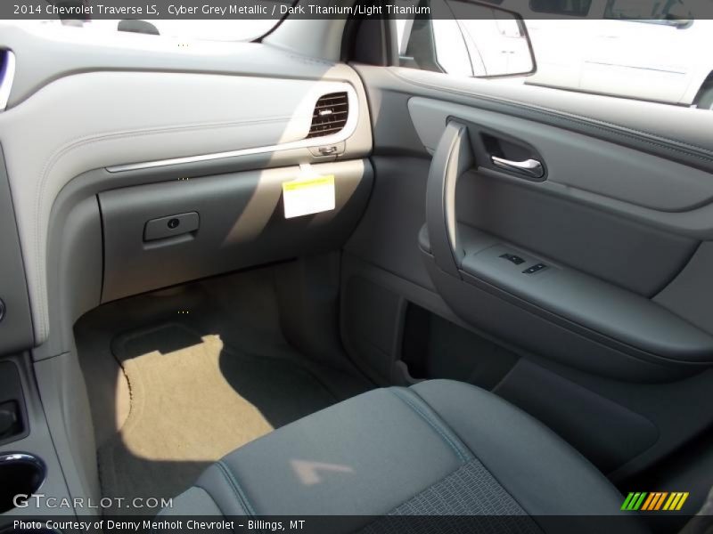 Cyber Grey Metallic / Dark Titanium/Light Titanium 2014 Chevrolet Traverse LS