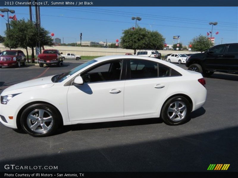 Summit White / Jet Black 2013 Chevrolet Cruze LT