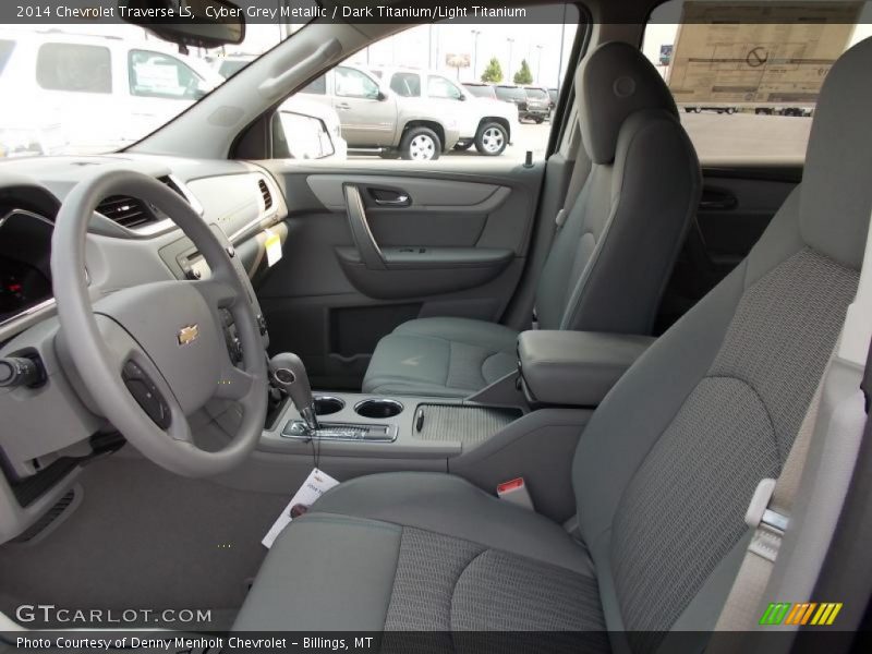Cyber Grey Metallic / Dark Titanium/Light Titanium 2014 Chevrolet Traverse LS