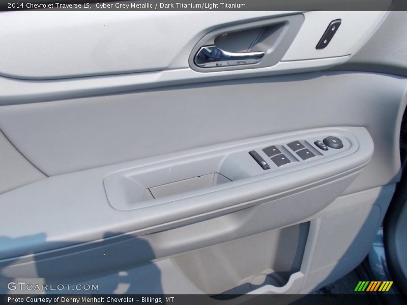 Cyber Grey Metallic / Dark Titanium/Light Titanium 2014 Chevrolet Traverse LS