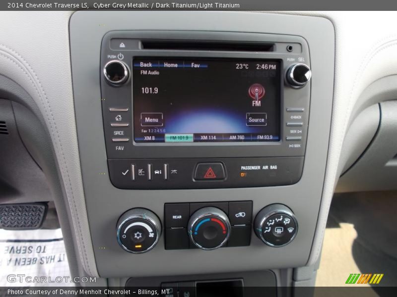 Cyber Grey Metallic / Dark Titanium/Light Titanium 2014 Chevrolet Traverse LS