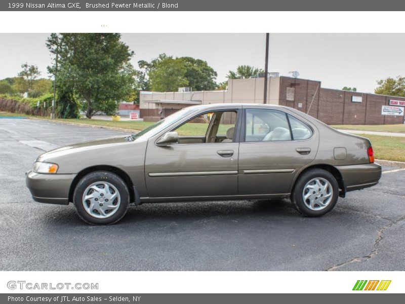 Brushed Pewter Metallic / Blond 1999 Nissan Altima GXE