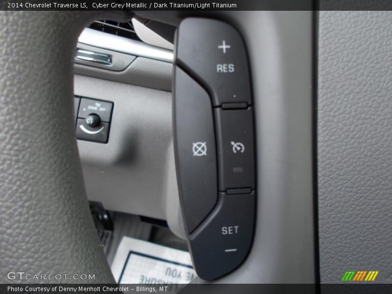 Cyber Grey Metallic / Dark Titanium/Light Titanium 2014 Chevrolet Traverse LS