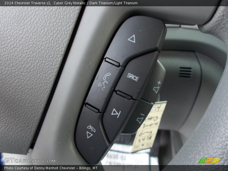 Cyber Grey Metallic / Dark Titanium/Light Titanium 2014 Chevrolet Traverse LS