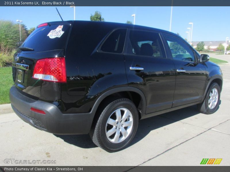 Ebony Black / Black 2011 Kia Sorento LX
