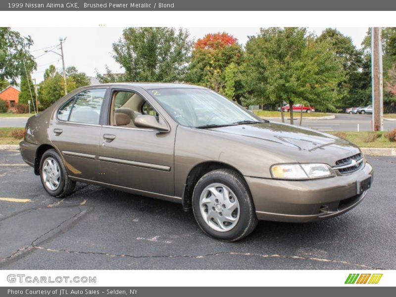 Brushed Pewter Metallic / Blond 1999 Nissan Altima GXE