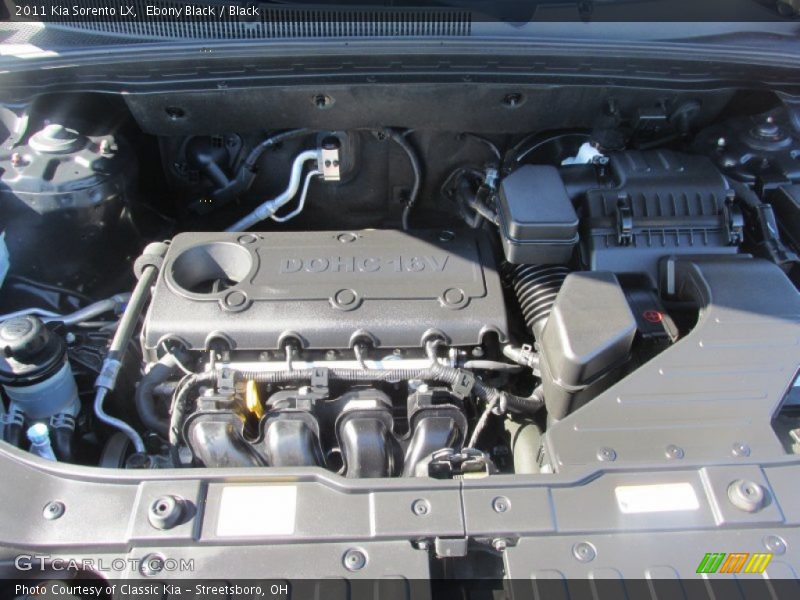 Ebony Black / Black 2011 Kia Sorento LX