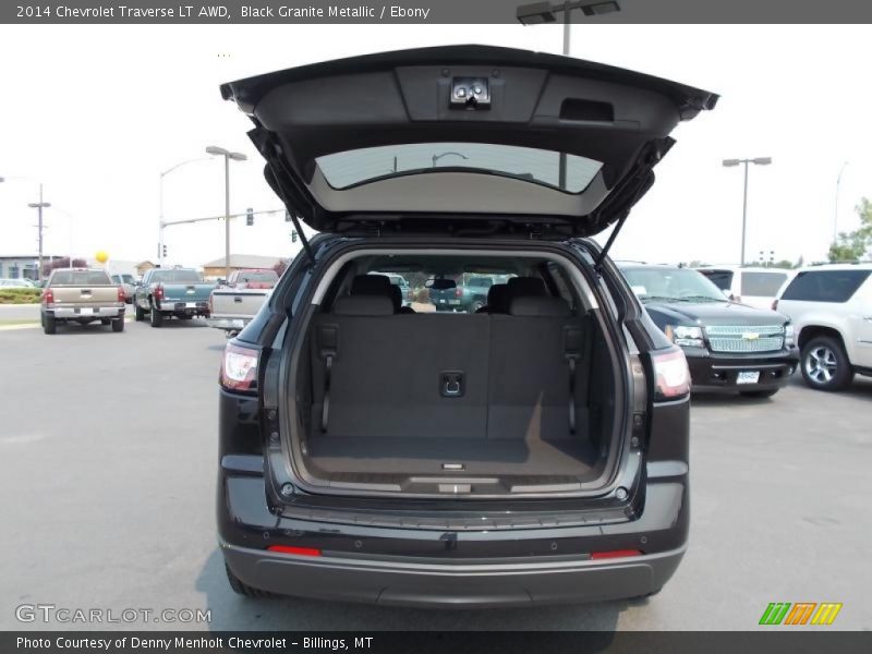 Black Granite Metallic / Ebony 2014 Chevrolet Traverse LT AWD
