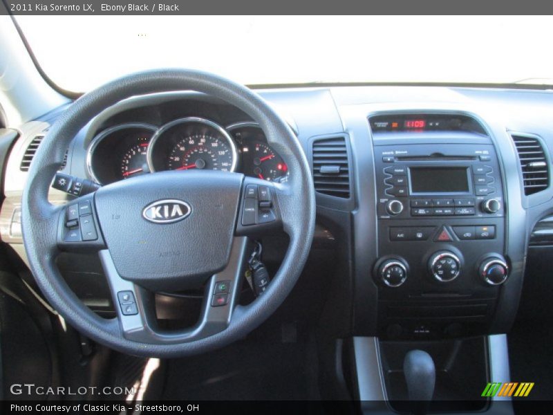 Ebony Black / Black 2011 Kia Sorento LX