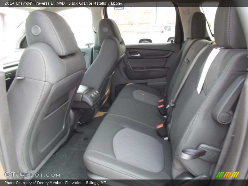 Black Granite Metallic / Ebony 2014 Chevrolet Traverse LT AWD